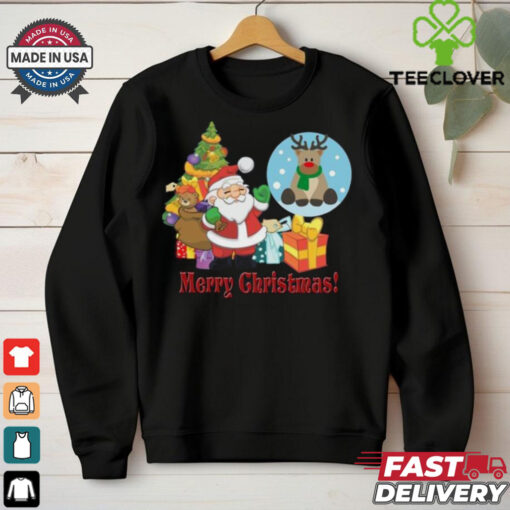 Cute Santa And Gifts For Christmas shirt