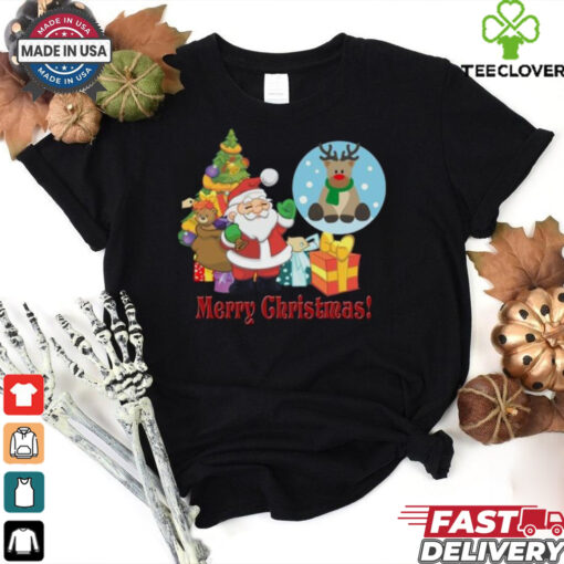 Cute Santa And Gifts For Christmas shirt