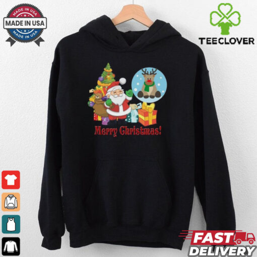 Cute Santa And Gifts For Christmas shirt
