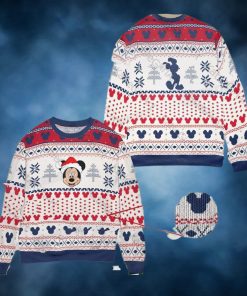 Cute Santa Mickey Christmas Ugly Sweater Gift For Disney Fan