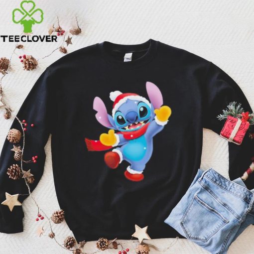 Cute Santa Stitch Christmas Shirt