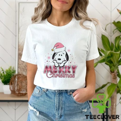 Cute Snoopy Peanut Santa Merry Christmas Shirt