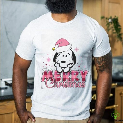 Cute Snoopy Peanut Santa Merry Christmas Shirt