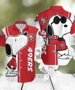 Cute Snoopy San Francisco 49Ers Snoopy Lover Hawaiian Shirt Summer Gift For Fans