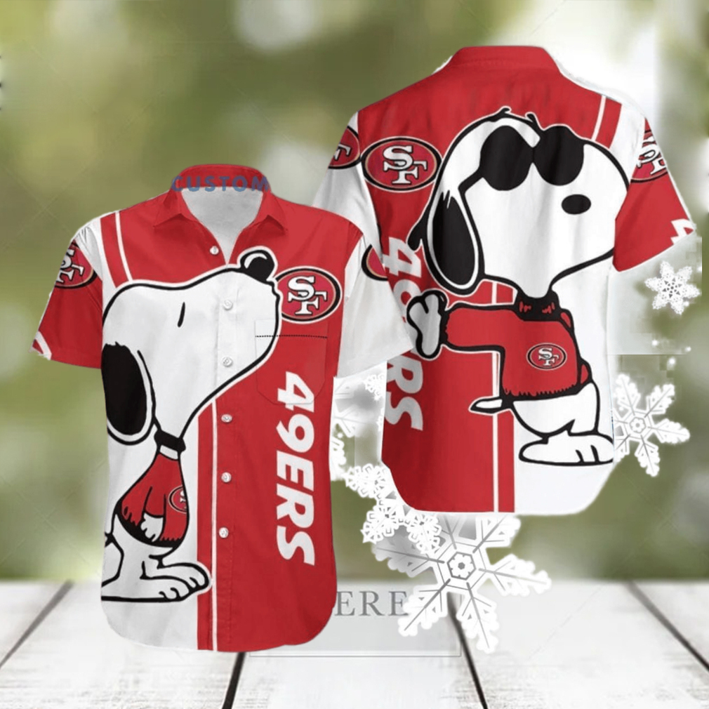 Cute Snoopy San Francisco 49Ers Snoopy Lover Hawaiian Shirt Summer Gift For Fans Cute Snoopy San Francisco 49Ers Snoopy Lover Hawaiian Shirt Summer Gift For Fans