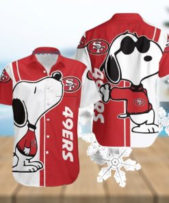 Cute Snoopy San Francisco 49Ers Snoopy Lover Hawaiian Shirt Summer Gift For Fans