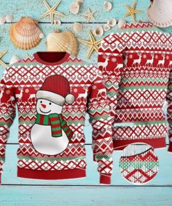 Cute Snowman Ugly Christmas Sweater Nice Gift For Everyone