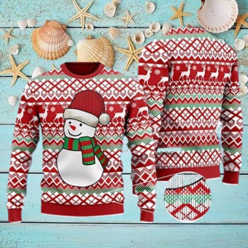 Cute Snowman Ugly Christmas Sweater Nice Gift For Everyone