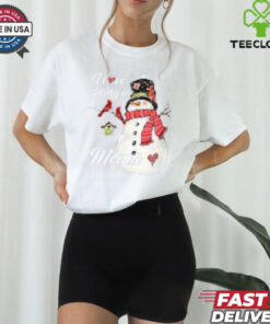 Cute Snowman Xmas I Love Being A Mema Merry Christmas T Shirt