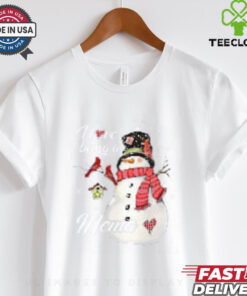 Cute Snowman Xmas I Love Being A Mema Merry Christmas T Shirt