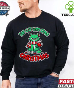 Cute The Cat Who Stole Christmas T Shirt 3 Cute The Cat Who Stole Christmas T Shirt