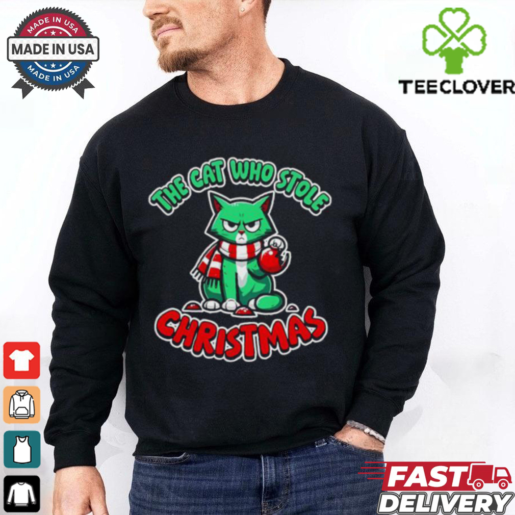 Cute The Cat Who Stole Christmas T Shirt Cute The Cat Who Stole Christmas T Shirt