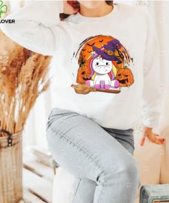 Cute Unicorn Pumpkin Halloween Thanksgiving Halloween Gifts T Shirt