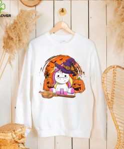 Cute Unicorn Pumpkin Halloween Thanksgiving Halloween Gifts T Shirt