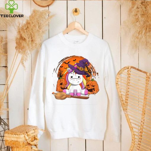 Cute Unicorn Pumpkin Halloween Thanksgiving Halloween Gifts T Shirt