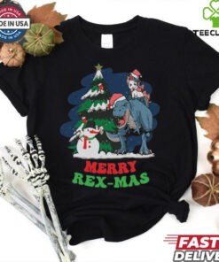 Cute Unicorn Tree Rex Merry Rexmas Christmas Pajamas Xmas shirt