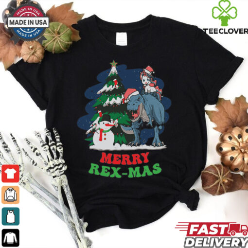 Cute Unicorn Tree Rex Merry Rexmas Christmas Pajamas Xmas shirt