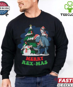 Cute Unicorn Tree Rex Merry Rexmas Christmas Pajamas Xmas shirt