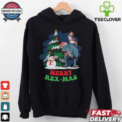 Cute Unicorn Tree Rex Merry Rexmas Christmas Pajamas Xmas shirt