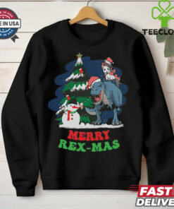 Cute Unicorn Tree Rex Merry Rexmas Christmas Pajamas Xmas shirt