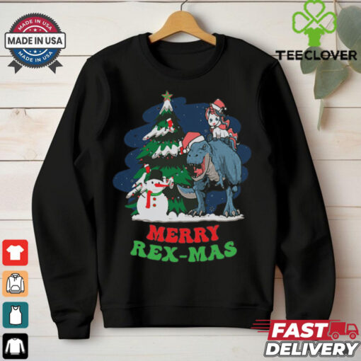 Cute Unicorn Tree Rex Merry Rexmas Christmas Pajamas Xmas shirt