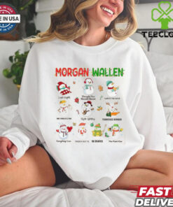 Cute Wallen Snowman Christmas Sweatshirt, Morgan Snowman T shirt