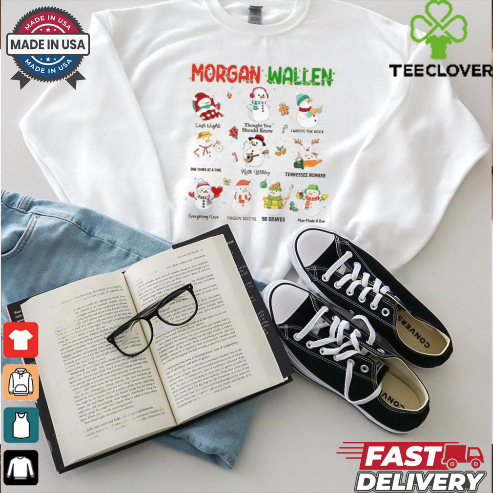 Cute Wallen Snowman Christmas Sweatshirt, Morgan Snowman T shirt Cute Wallen Snowman Christmas Sweatshirt, Morgan Snowman T shirt