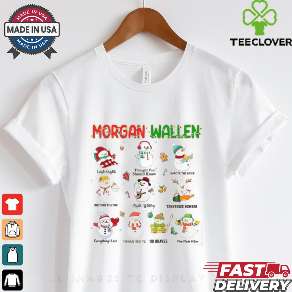 Cute Wallen Snowman Christmas Sweatshirt, Morgan Snowman T shirt Cute Wallen Snowman Christmas Sweatshirt, Morgan Snowman T shirt