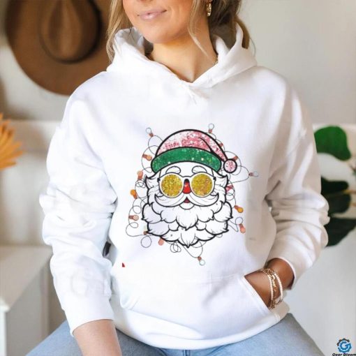 Cute santa with sunglasses hoodie, sweater, longsleeve, shirt v-neck, t-shirt