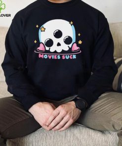 Cute skull movies suck hoodie, sweater, longsleeve, shirt v-neck, t-shirt