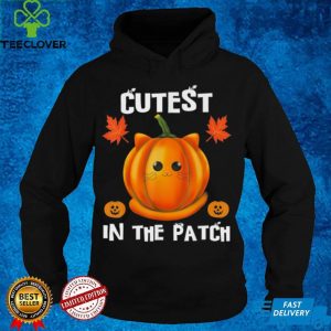 Cutest Pumpkin in the Patch Cute Pumpkin Cat Halloween hoodie, sweater, longsleeve, shirt v-neck, t-shirt