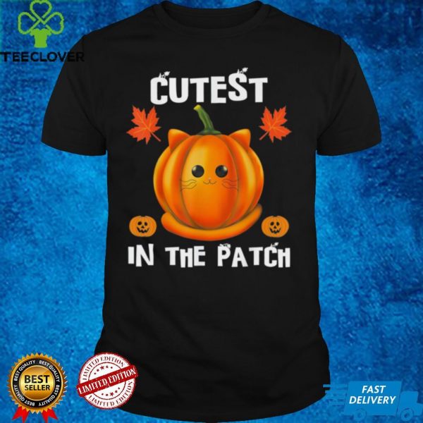 Cutest Pumpkin in the Patch Cute Pumpkin Cat Halloween hoodie, sweater, longsleeve, shirt v-neck, t-shirt