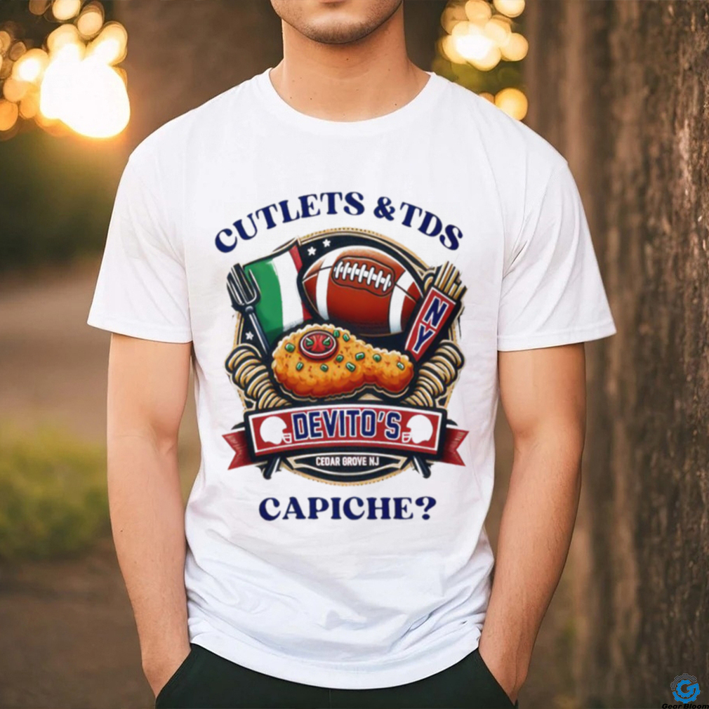 Cutlets and TDS devito’s capiche football shirt Cutlets and TDS devito’s capiche football shirt