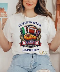 Cutlets and TDS devito’s capiche football shirt
