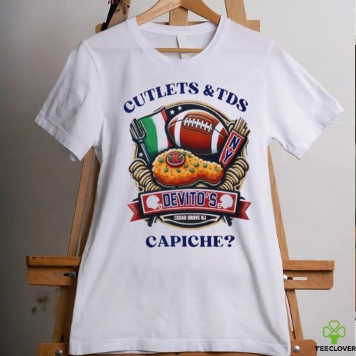 Cutlets and TDS devito’s capiche football shirt