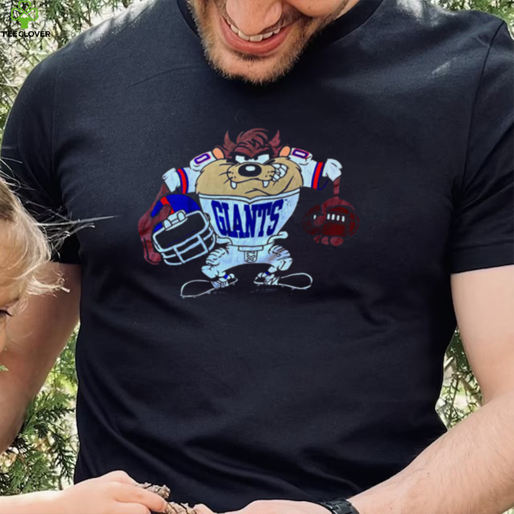 Looney Tunes TAZ 1993 Player New York Giants T Shirt Looney Tunes TAZ 1993 Player New York Giants T Shirt