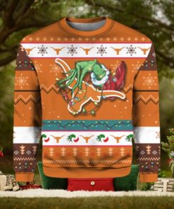 Longhorns Grnch Christmas Ugly Sweater