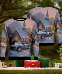 Kentucky State Police Car Ugly Christmas Sweater