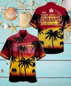 Cyclones 2024 Big 12 Men’s Basketball Conference Tournament Champions Hawaiian Shirt