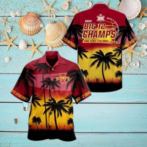 Cyclones 2024 Big 12 Men’s Basketball Conference Tournament Champions Hawaiian Shirt