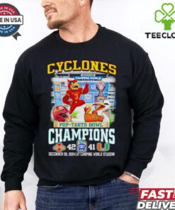 Cyclones Pop Tarts Bowl Champions score mascot Fan Favorite shirt