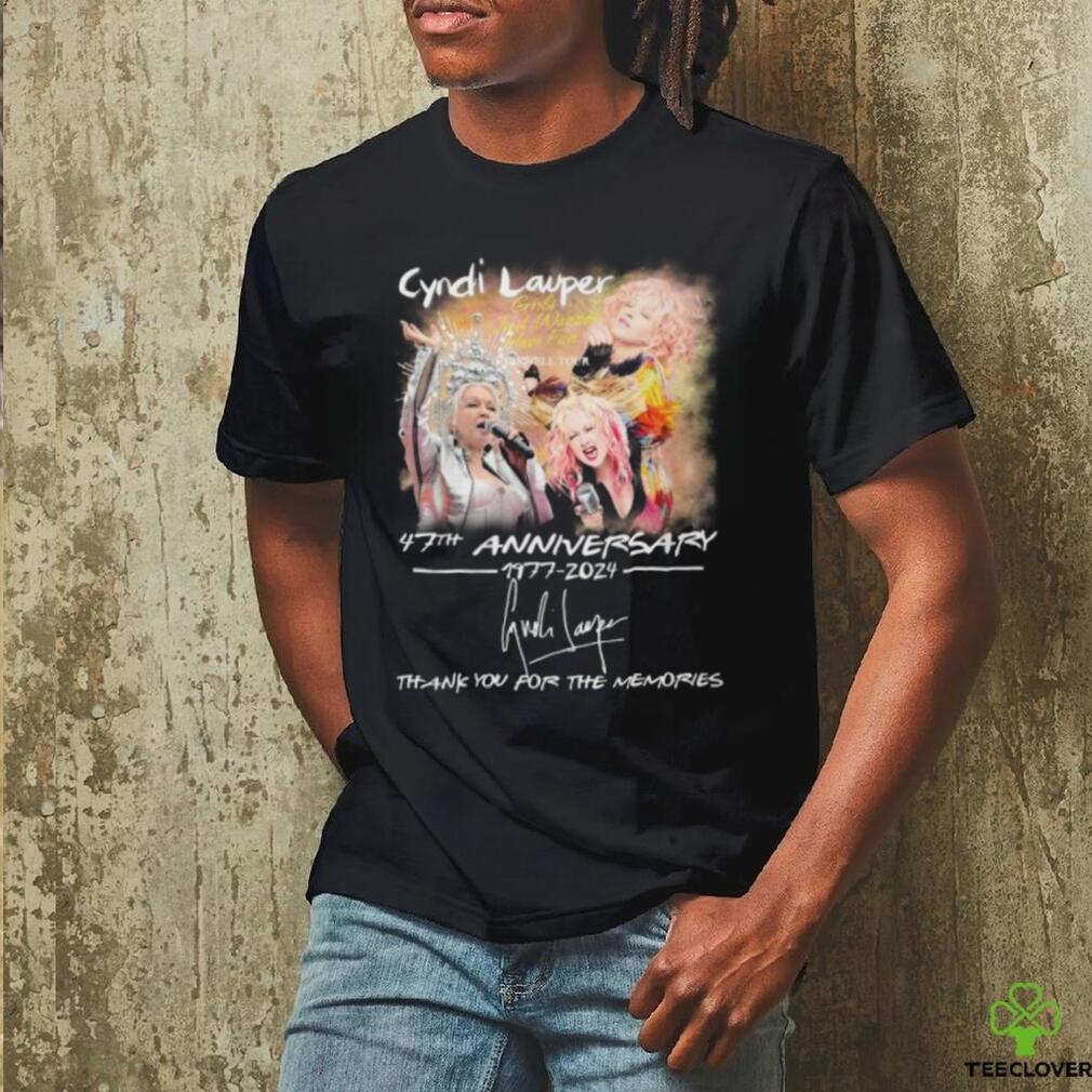 Cyndi Lauper Girls Just Want to Have Fun Farewell Tour 47th Anniversary 1977 2024 Thank You For The Memories T Shirt Cyndi Lauper Girls Just Want to Have Fun Farewell Tour 47th Anniversary 1977 2024 Thank You For The Memories T Shirt