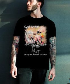 Cyndi Lauper Girls Just Want to Have Fun Farewell Tour 47th Anniversary 1977 2024 Thank You For The Memories T Shirt