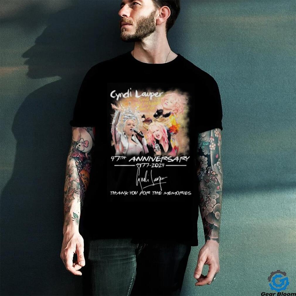 Cyndi Lauper Girls Just Want to Have Fun Farewell Tour 47th Anniversary 1977 2024 Thank You For The Memories T Shirt Cyndi Lauper Girls Just Want to Have Fun Farewell Tour 47th Anniversary 1977 2024 Thank You For The Memories T Shirt