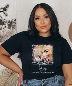 Cyndi Lauper Girls Just Want to Have Fun Farewell Tour 47th Anniversary 1977 2024 Thank You For The Memories T Shirt