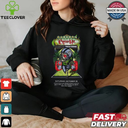 Cypress Hill With Special Guest Tech N9ne Oct 26 2024 Poster Shirt