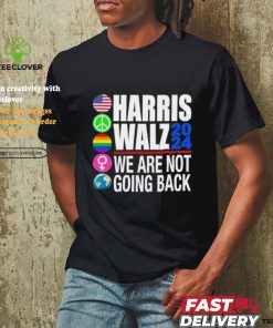 Pride Harris Walz 2024 We Are Not Going Back Shirt