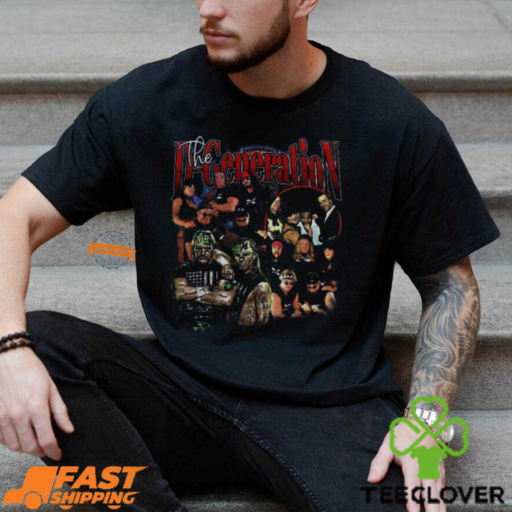 D Generation X New Age Outlaws Black T shirt D Generation X New Age Outlaws Black T shirt