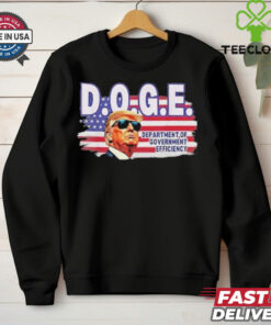 D.O.G.E. Department Of Government Efficiency USA Flag Trump T Shirt 3 D.O.G.E. Department Of Government Efficiency USA Flag Trump T Shirt