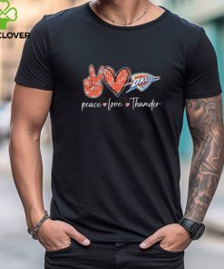 Official peace Love Oklahoma City Thunder Basketball Shirt